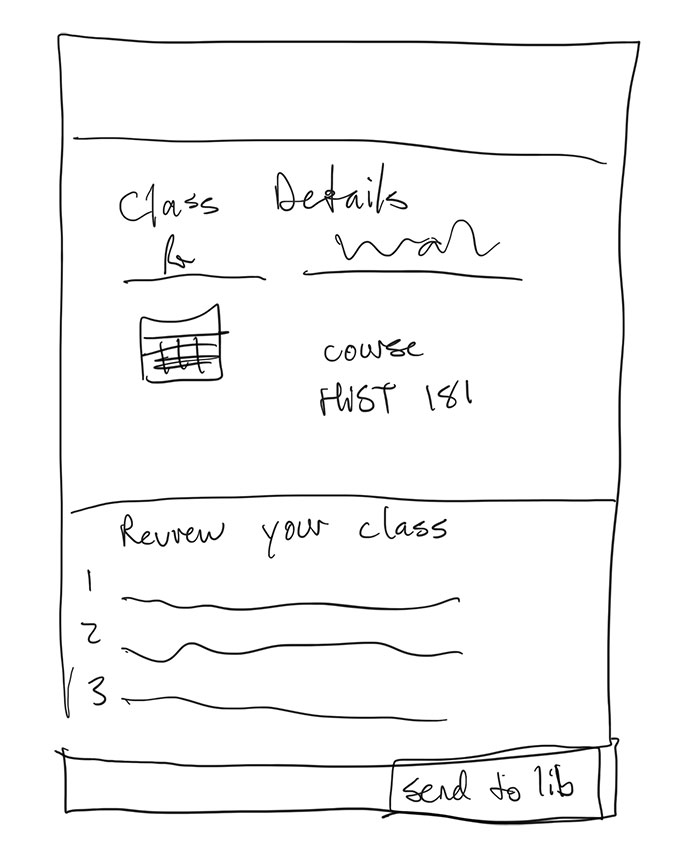 Ideation - Class Scheduling Details